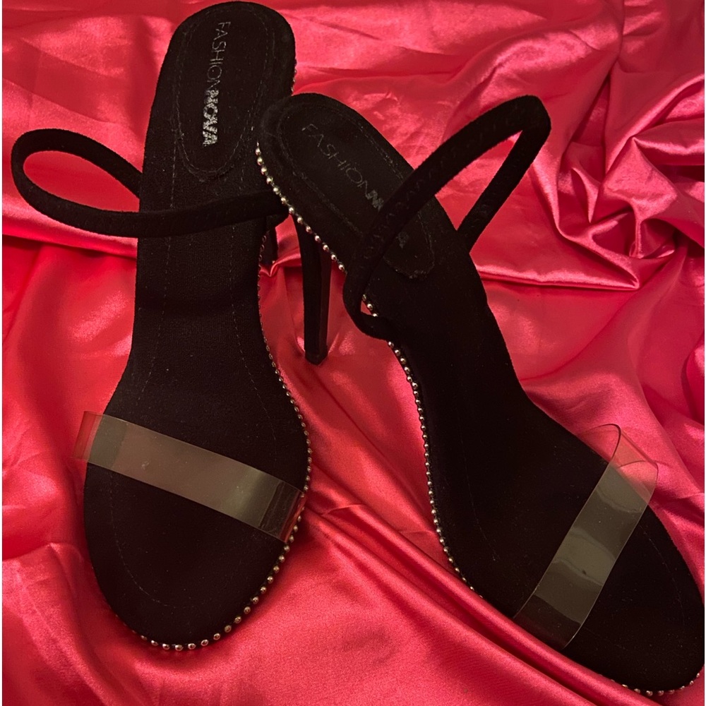 Fashion Nova Slingback PVC heels